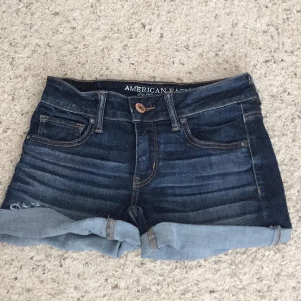 American eagle jean shorts size 4